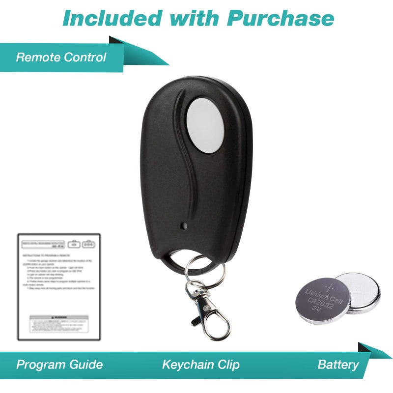 GARAGE STOP Keychain Garage Door Remote for Linear Mega Code (ACT-31B) - Image 2